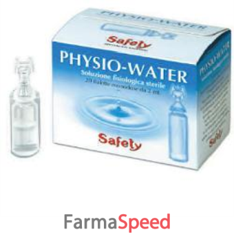 soluzione fisiologica physiowater 20 fiale da 2 ml