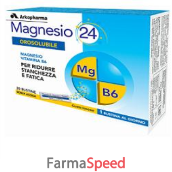 magnesio 24 orosolubile 20 bustine