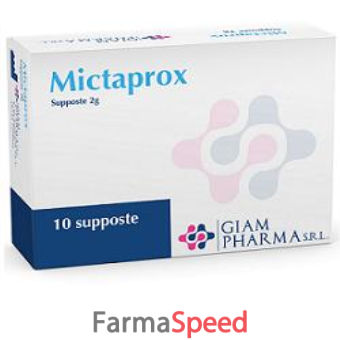 mictaprox 10 supposte 2 g