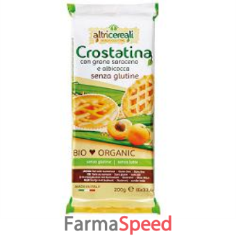 altricereali crostatina grano saraceno e albicocca 6 x 33,5 g