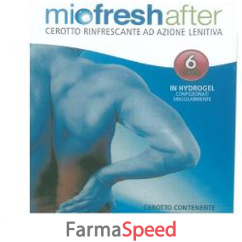 miofresh after hydrogel cerotto per traumi contusioni con minigrip 6 pezzi