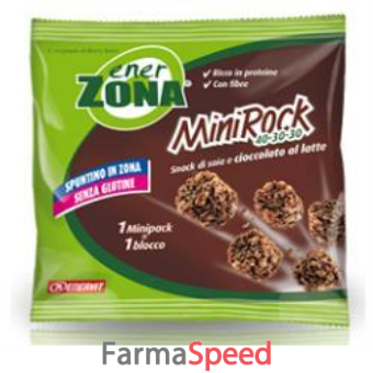 enerzona minirock cioccolato al latte 5 buste