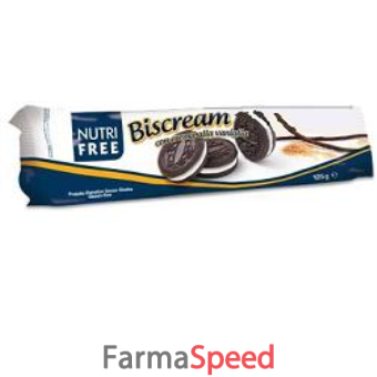 nutrifree biscream con crema alla vaniglia 125 g