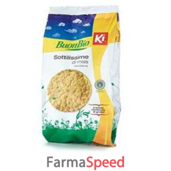 ki - buonbio gallette sottilissime di mais senza glutine senza lievito 100 g