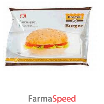 proceli panino per hamburger monoporzione senza latte 90 g