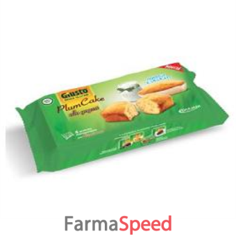 giusto senza glutine plumcake yogurt 160 g