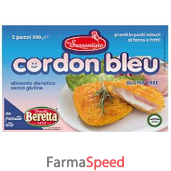 le sorrentine cordon bleu surgelato senza glutine 290 g