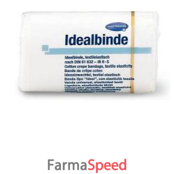 benda elastica idealbinden estensibilita' media bianca 12x500cm con graffette