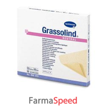 grassolind garza paraffinata 7,5x10cm 10 pezzi