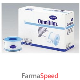 omnifilm cerotto trasparente in pe microforato adesivo cm 2,5 x 5 mt 1 pezzo