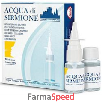 Acqua Sirmione Minerale Naturale 6 Fiale 15 Ml