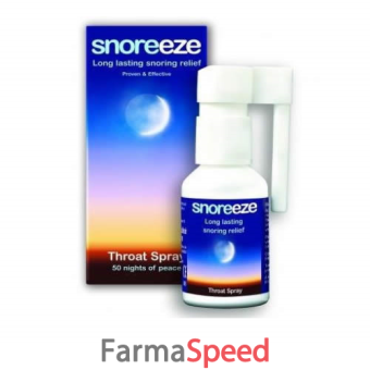 snoreeze throat spray 23,5 ml
