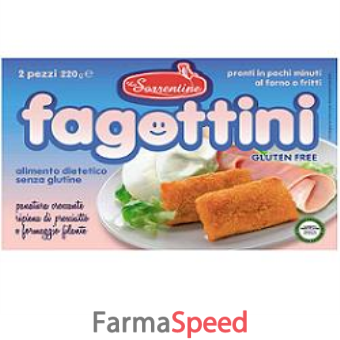 le sorrentine fagottini formaggio e prosciutto senza glutine 220 g