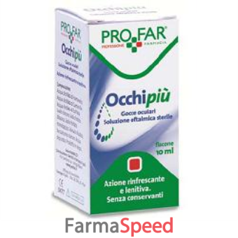 occhi piu'soluzione oftalmica sterile flacone da 10 ml ce