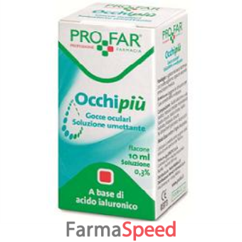 occhi piu'soluzione umettante 10 ml 0,3% acido ialuronico
