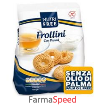 nutrifree frollini con panna 400 g
