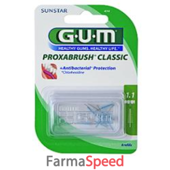 gum proxabrush classic 414 scovolino interdentale 8 pezzi