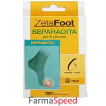 zetafooting infradito medio 1 pezzo + largo 1 pezzo