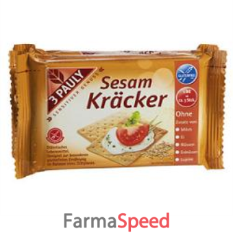 3pauly crackers al sesamo 3 x 50 g