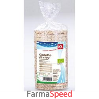 ki buonbio gallette di riso senza glutine senza lievito 100 g