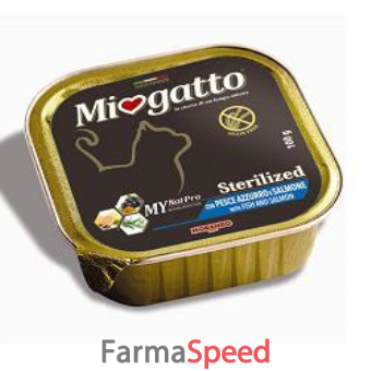 miogatto steril pesce azzurro/salmone grain free 100 g