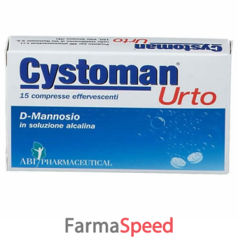 cystoman urto 15 compresse effervescenti 