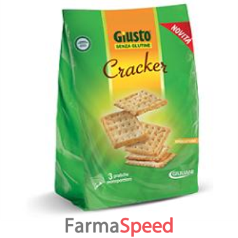 giusto senza glutine cracker 180 g