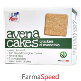 fsc avenacakes crackers di avena bio vegan senza lievito di birra con olio extravergine di oliva 250 g