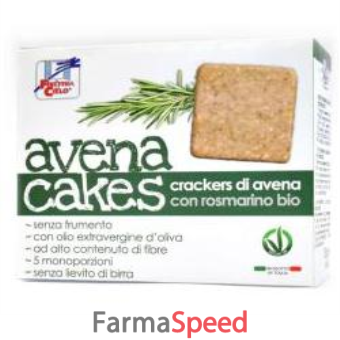 fsc avenacakes crackers di avena con rosmarino bio vegan senza lievito di birra con olio extravergine di oliva 250 g