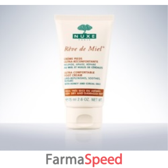 nuxe reve de miel creme pieds ultra-reconfortante 75 ml
