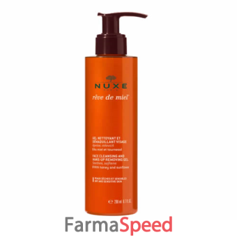 nuxe reve de miel gel detergente e struccante viso 200 ml