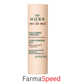 nuxe reve de miel stick labbra idratante 4 g