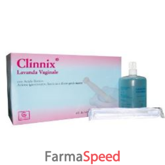 clinnix lavanda vaginale 4 flaconi 140 ml + 4 cannule vaginali monouso in blister