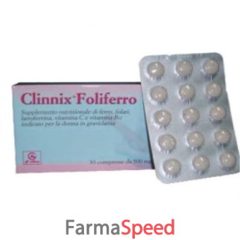 clinnix foliferro 30 compresse