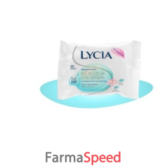 lycia dischetti struccanti all'acqua micellare 30 pezzi