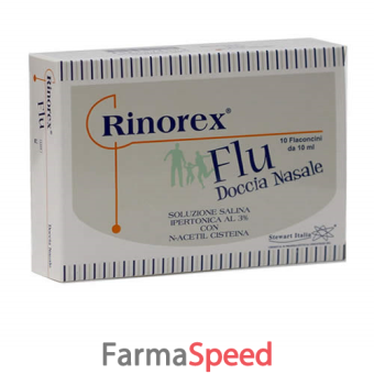 rinorex flu doccia nasale 10 flaconcini 10 ml
