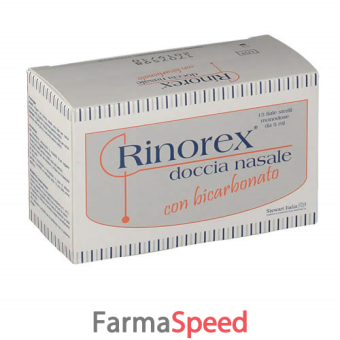 rinorex doccia nasale bicarbonato 5 ml 15 fiale
