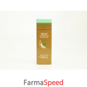 lichtena sole crema viso antieta' antimacchia spf50 50 ml