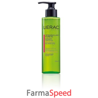 lierac demaquillant purete gel mousse detergente
