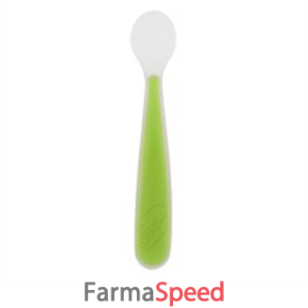 chicco cucchiaio morbido silicone 6m+ verde up