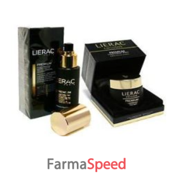 lierac cofanetto di natale premium crema 50ml premium occhi 10 ml in omaggio