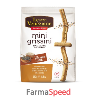 le veneziane mini grissini sesamo e chia 250 g