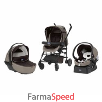 chicco trio living smart a/f completo brownie