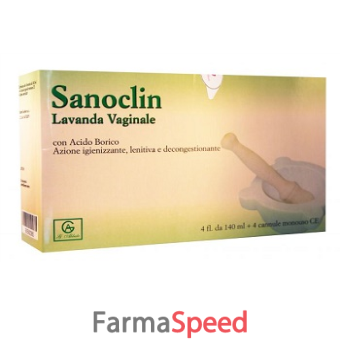 sanoclin lavanda vaginale 4 flaconi 140 ml