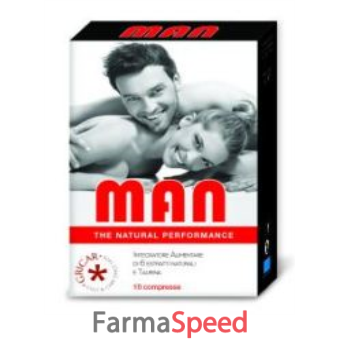 man the natural performance 10 compresse 9 g