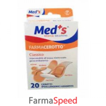 meds cerotto strips poliuretano formati assortiti 20 pezzi