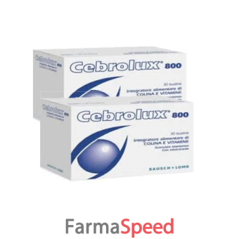 cebrolux 800 bi-pack 60 bustine