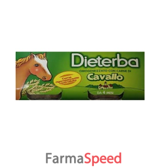 dieterba omogeneizzato cavallo 3 pezzi 80 g