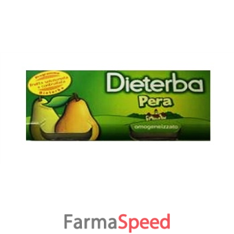 dieterba omogeneizzato pera 3 pezzi 80 g