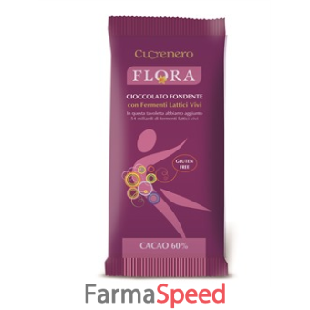 flora cioccolato fondente tavoletta 45 g